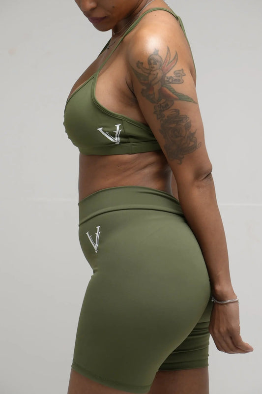 Short Ember-Bra "Green"