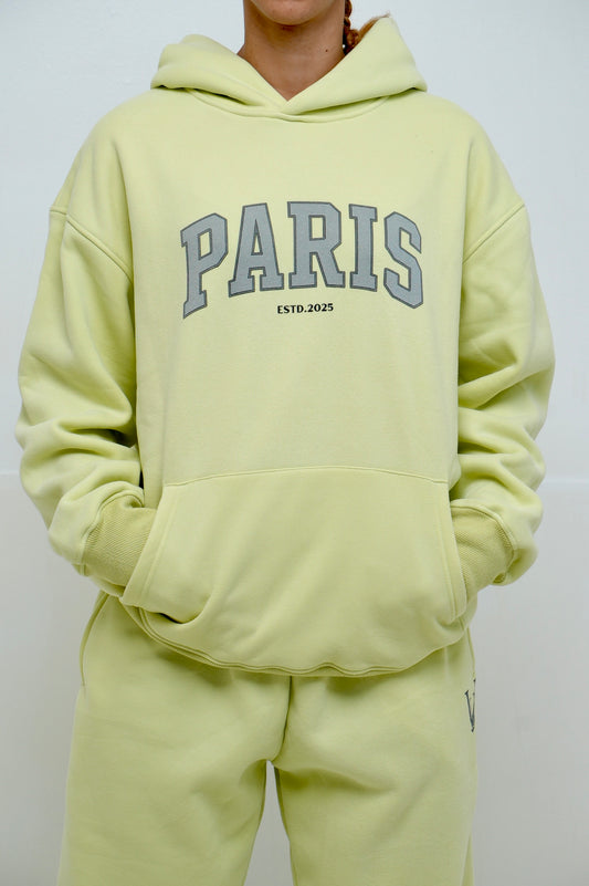Pull Polar ice (Hoodie oversize) "Vert" unisexe