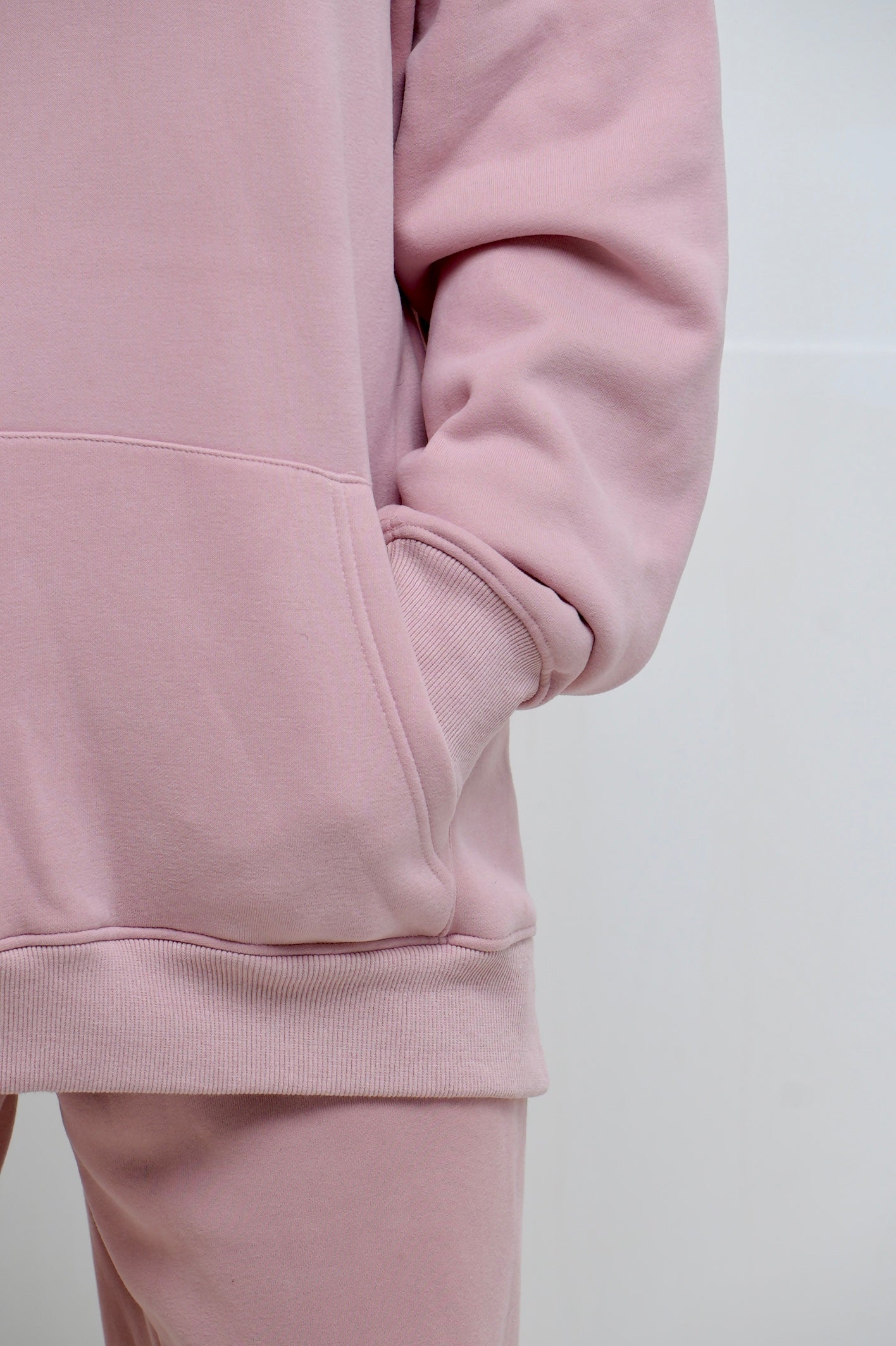 Pull Polar ice (Hoodie oversize) "Rose" unisexe